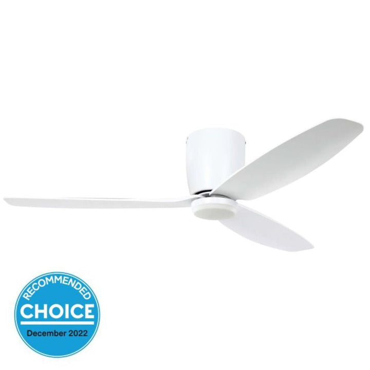 Eglo SEACLIFF - 52" 1320mm DC Hugger Ceiling Fan with LED Light-Eglo-Ozlighting.com.au