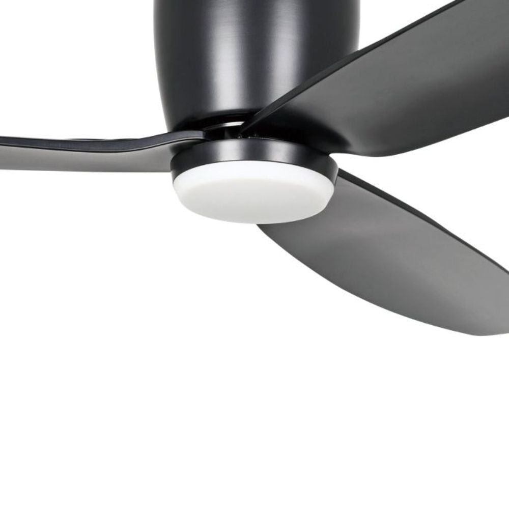 Eglo SEACLIFF - 52" 1320mm DC Hugger Ceiling Fan with LED Light-Eglo-Ozlighting.com.au