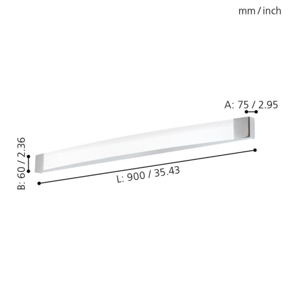 Eglo SIDERNO - 8W/16W/24W LED Mirror Light-Eglo-Ozlighting.com.au