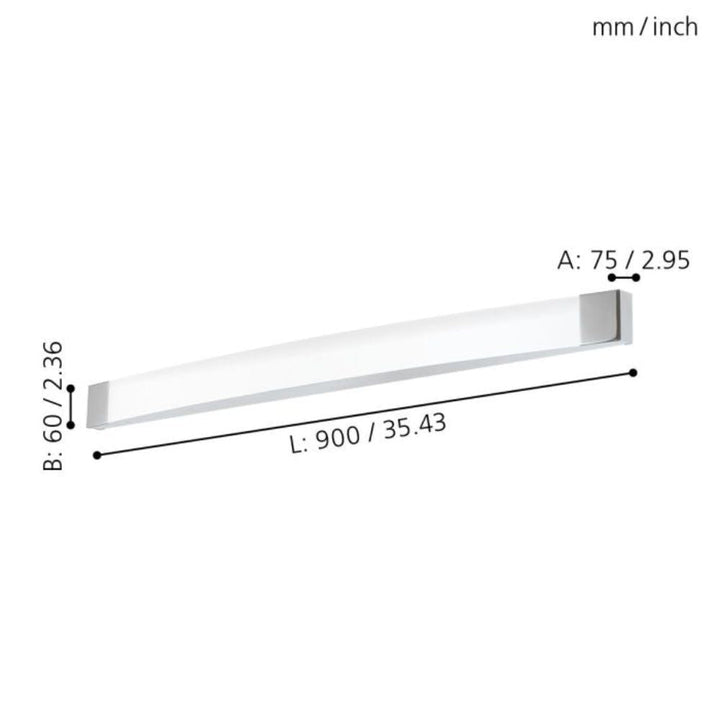 Eglo SIDERNO - 8W/16W/24W LED Mirror Light-Eglo-Ozlighting.com.au