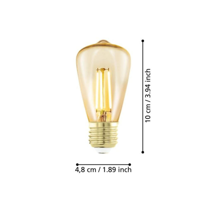 Eglo ST48 - ST48 LED Globe - E27-Eglo-Ozlighting.com.au
