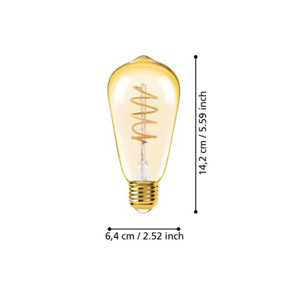 Eglo ST64 Globe - 4W ST64, E27-Eglo-Ozlighting.com.au