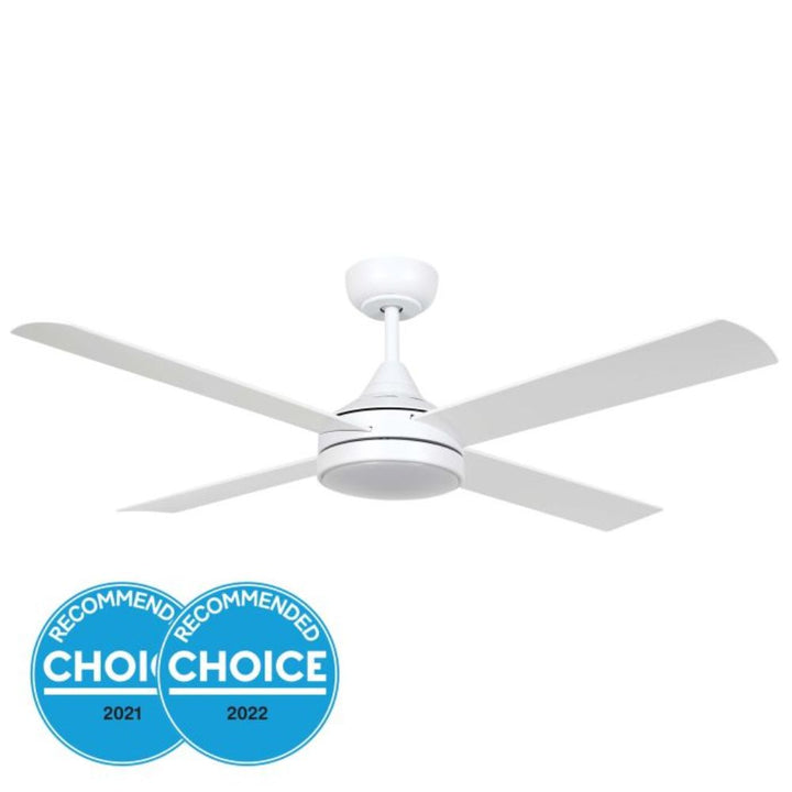 Eglo STRADBROKE - 4 Blade 52" 1320mm DC Ceiling Fan with 3-CCT LED Light-Eglo-Ozlighting.com.au