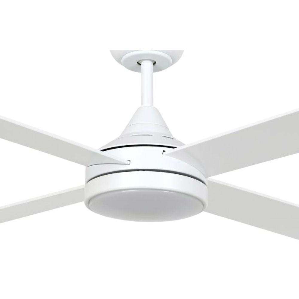 Eglo STRADBROKE - 4 Blade 52" 1320mm DC Ceiling Fan with 3-CCT LED Light-Eglo-Ozlighting.com.au