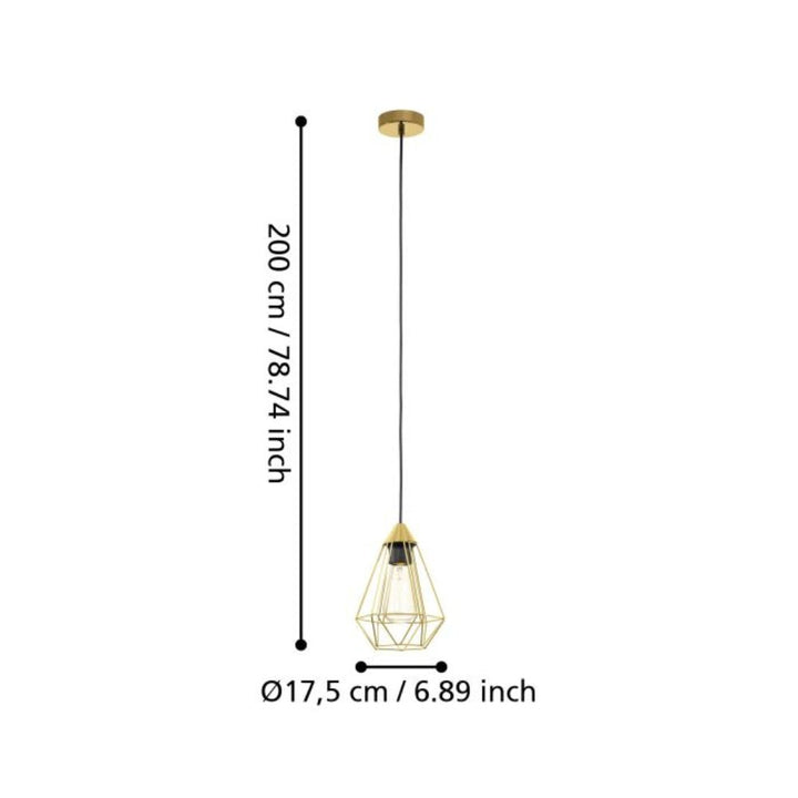 Eglo TARBES - 1 Light Pendant-Eglo-Ozlighting.com.au