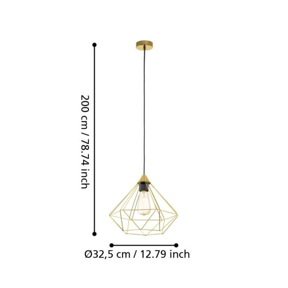 Eglo TARBES - 1 Light Pendant-Eglo-Ozlighting.com.au
