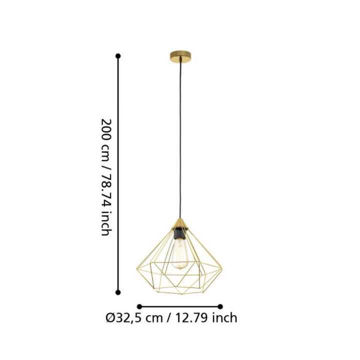 Eglo TARBES - 1 Light Pendant-Eglo-Ozlighting.com.au