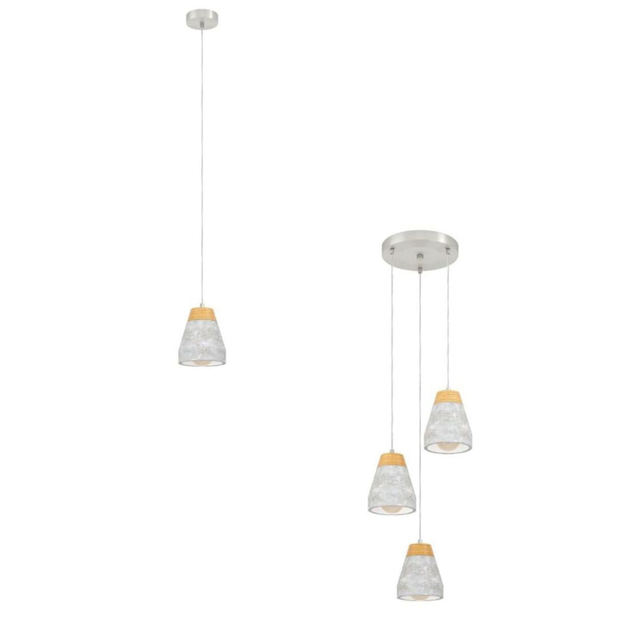 Eglo TAREGA - 1/3 Light Pendant-Eglo-Ozlighting.com.au