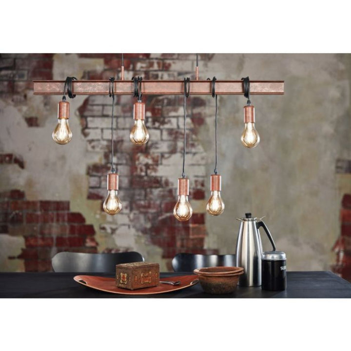 Eglo TOWNSHEND 4 - 6 Light Pendant-Eglo-Ozlighting.com.au