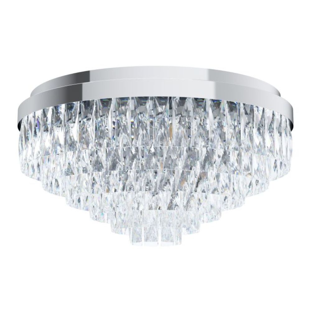Eglo VALPARAISO 1 Ceiling Light - Chrome-Eglo-Ozlighting.com.au
