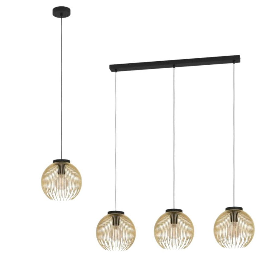 Eglo VENEZUELA - 1/3 Light Pendant-Eglo-Ozlighting.com.au