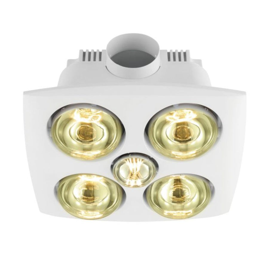 Eglo VESUVIUS 4 - 4 Heater 3-in-1 Bathroom Heater, Exhaust & Light-Eglo-Ozlighting.com.au