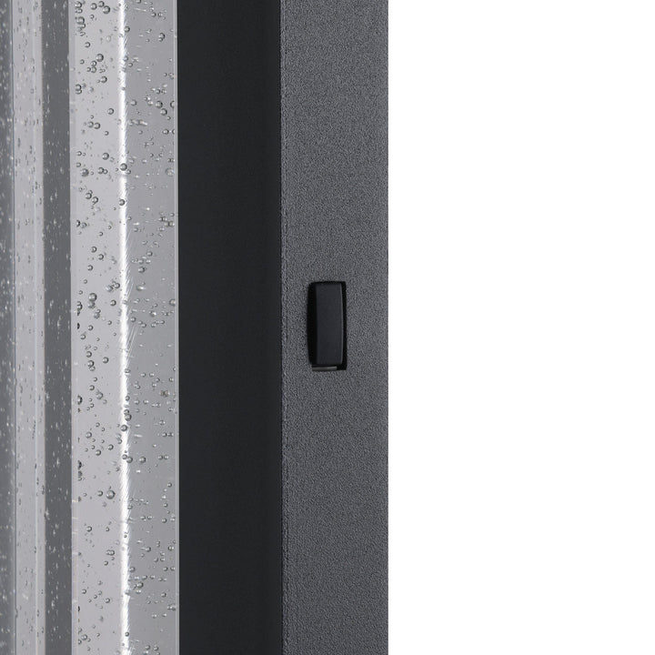 Eglo VILLAGRAZIA 2 - 6.7W Outdoor LED Wall Light | Black-Eglo-Ozlighting.com.au