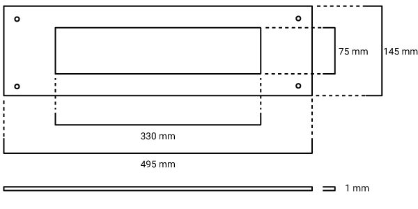 Ektor EV-RAZOR-PLATE - Razor Steel Plate-EK-05302-9336462053027 ...