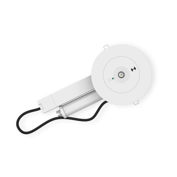 Ektor LEDFIRE CORE - IP44 D80 Recessed Emergency Luminaire-Ektor Lighting-Ozlighting.com.au