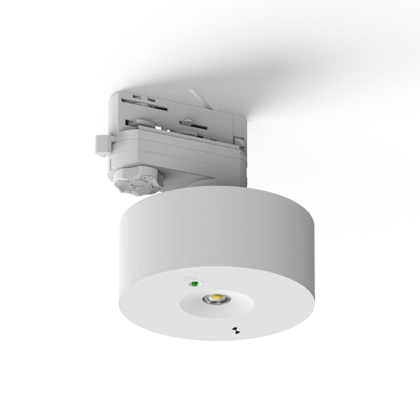 Ektor LEDFIRE - Track Wireless IP44 D50 Emergency Luminaire-Ektor Lighting-Ozlighting.com.au