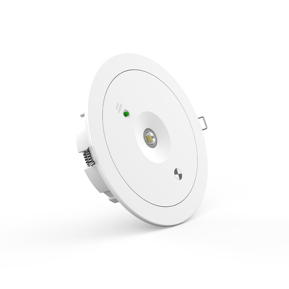 Ektor SLIMFIRE CORE Emergency Light - Low Profile, D50, Safe Test (11563)-Ektor Lighting-Ozlighting.com.au