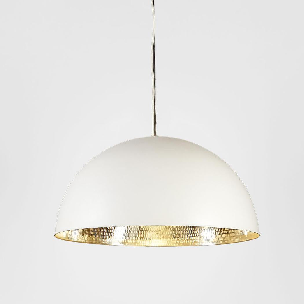 Emac & Lawton ALFRESCO Pendant Light White Silver-Emac & Lawton-Ozlighting.com.au