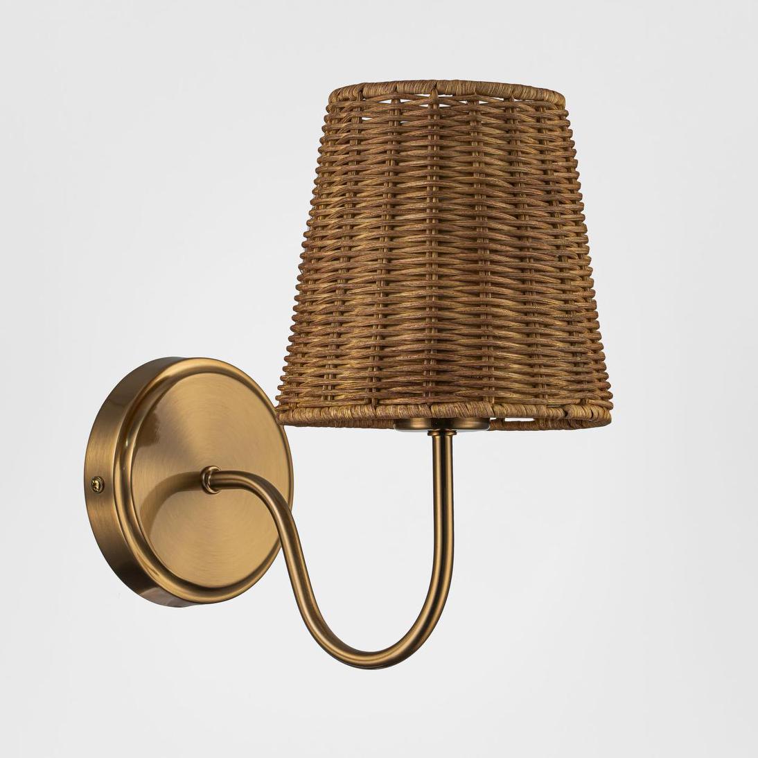 Emac & Lawton ATHENS Wall Light Antique Brass-Emac & Lawton-Ozlighting.com.au