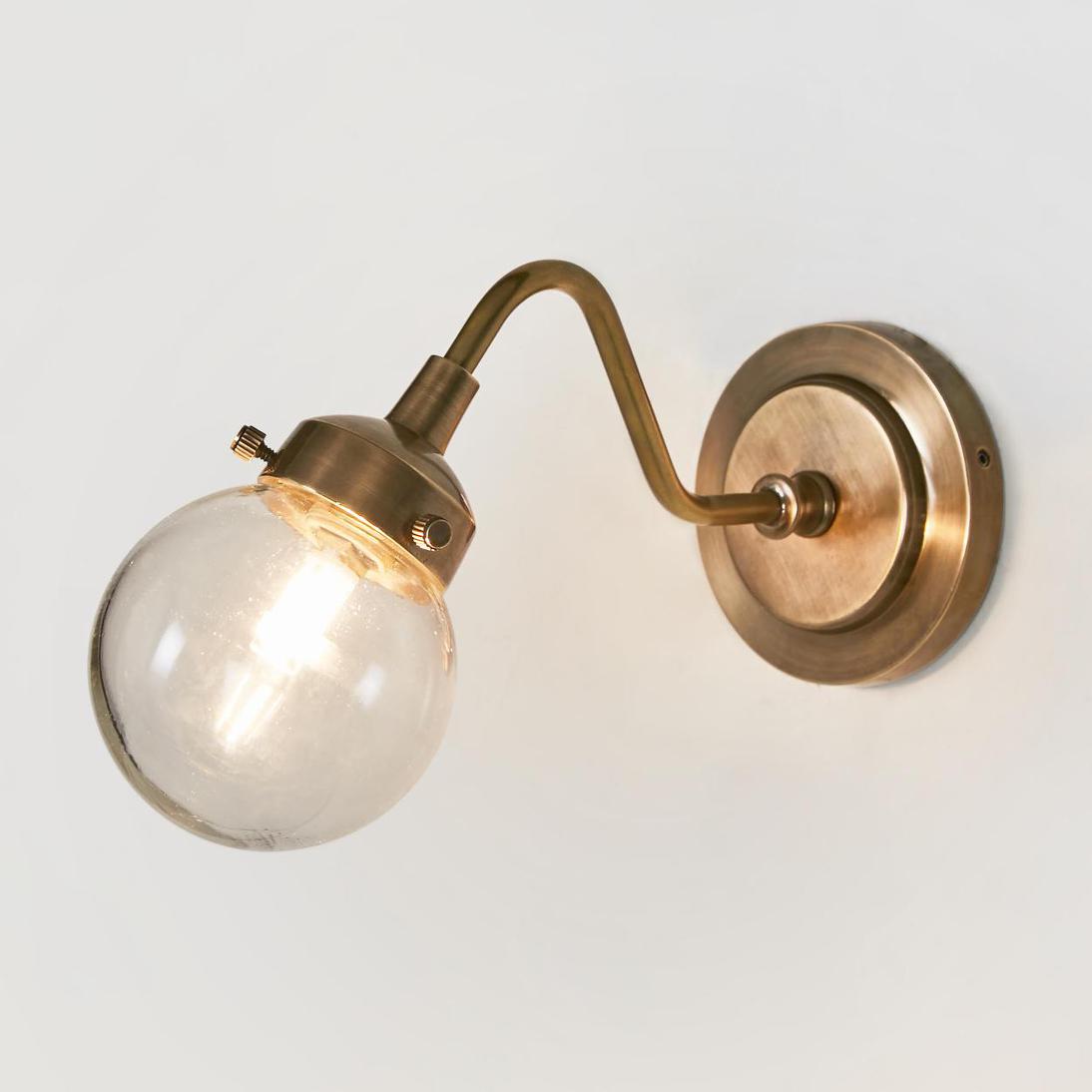 Emac & Lawton BEACON Wall Light Outdoor Antique Brass-Emac & Lawton-Ozlighting.com.au