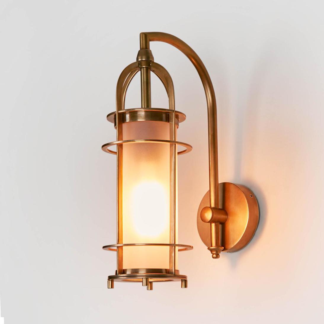 Emac & Lawton BEL AIR Wall Light Brass-Emac & Lawton-Ozlighting.com.au
