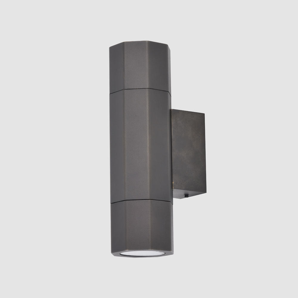 Emac & Lawton BEACON Up and Down Outdoor Wall Light Dark Grey-Emac & Lawton-Ozlighting.com.au