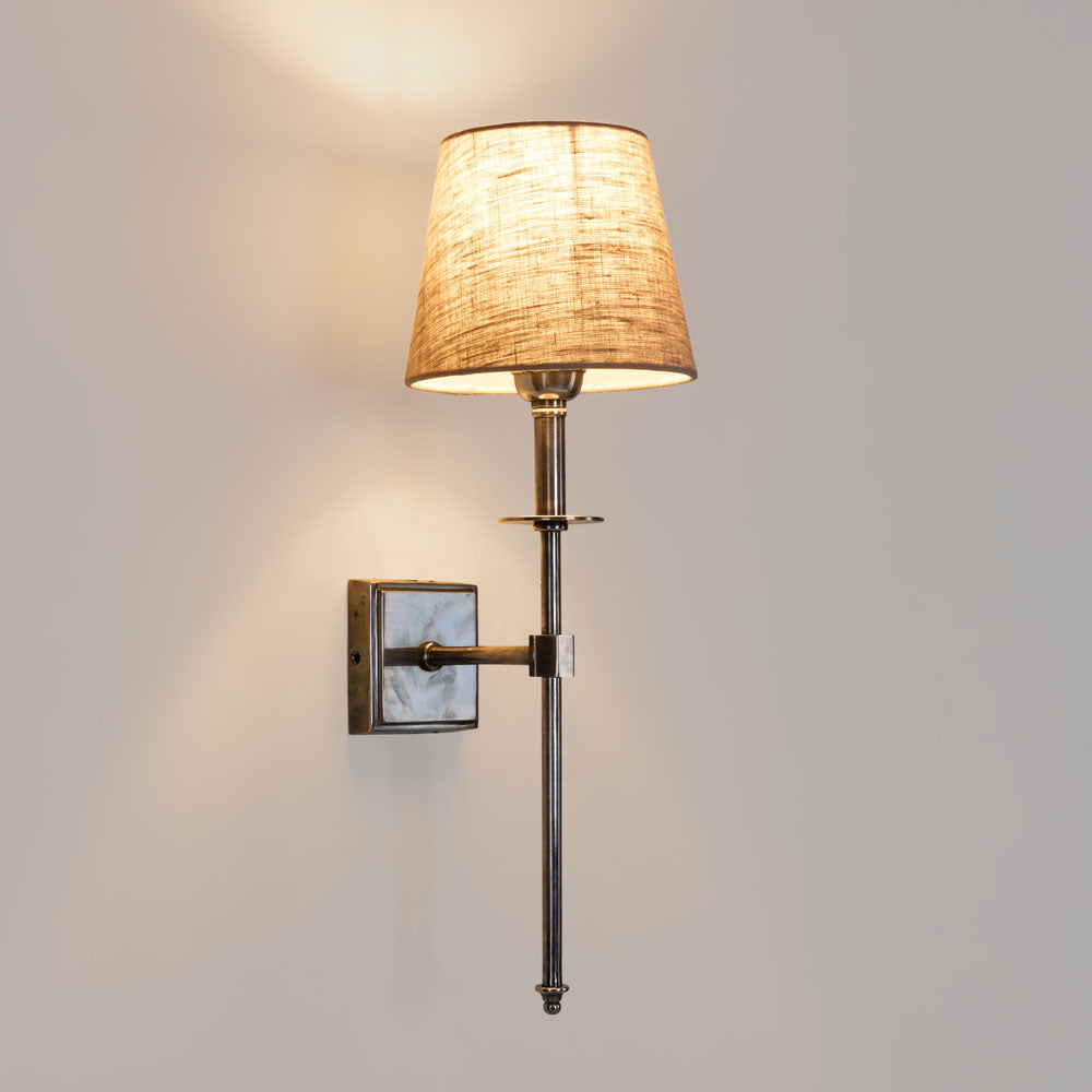 Emac & Lawton DANISH Wall Light Antique Silver-Emac & Lawton-Ozlighting.com.au