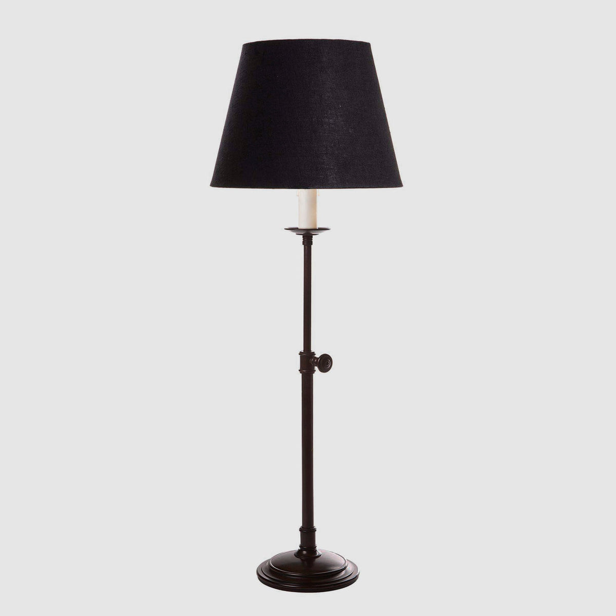 Emac & Lawton DAVENPORT Table Lamp Base Only Black-Emac & Lawton-Ozlighting.com.au