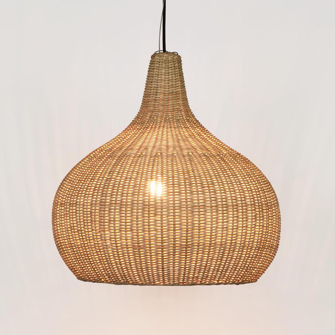 Emac & Lawton DRIFT Pendant Light Rattan-Emac & Lawton-Ozlighting.com.au
