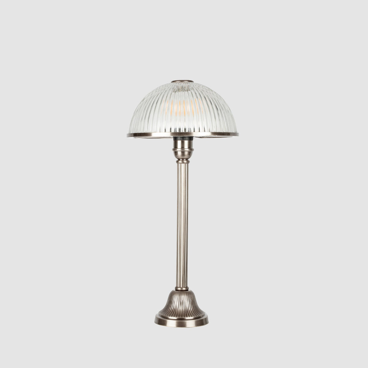 Emac & Lawton FRASER Table Lamp Antique Silver-Emac & Lawton-Ozlighting.com.au