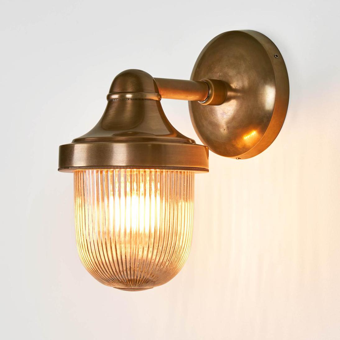 Emac & Lawton JADE Wall Light Outdoor Brass-Emac & Lawton-Ozlighting.com.au