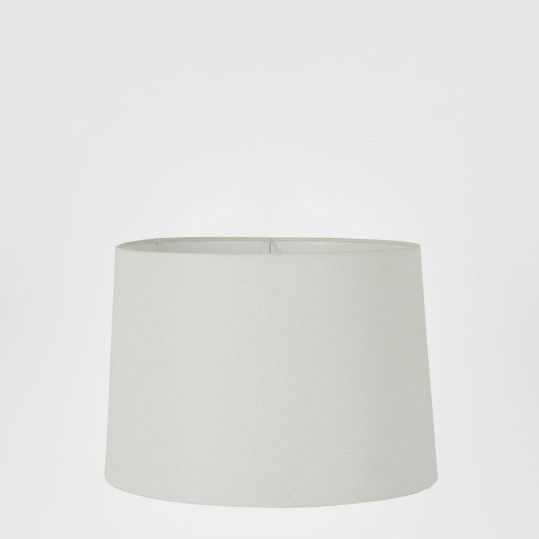 Emac & Lawton Linen Drum Lampshade Ivory Small-Emac & Lawton-Ozlighting.com.au