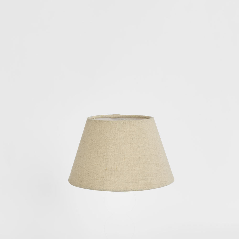Emac & Lawton Linen Drum Lampshade XXS Dark Natural-Emac & Lawton-Ozlighting.com.au
