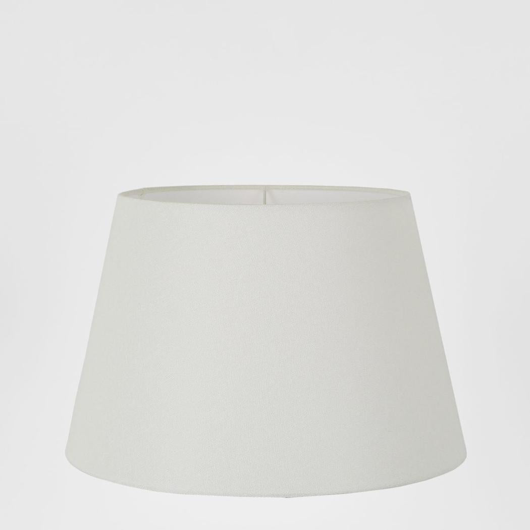 Emac & Lawton Linen Taper Lampshade Medium Textured Ivory-Emac & Lawton-Ozlighting.com.au