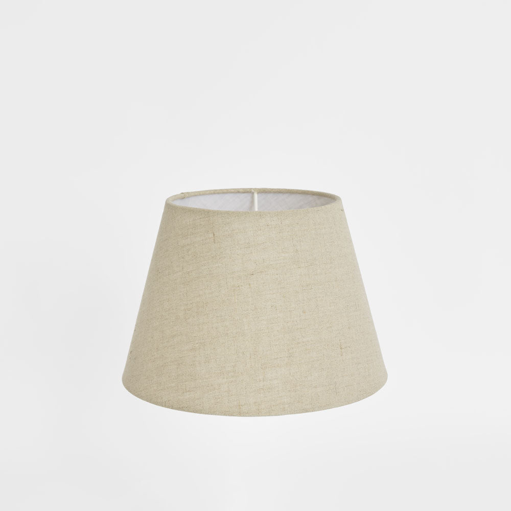 Emac & Lawton Linen Taper Lampshade XS Light Natural-Emac & Lawton-Ozlighting.com.au