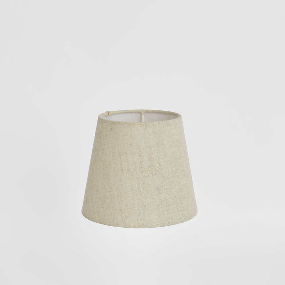 Emac & Lawton Linen Taper Lampshade XXS Light Natural-Emac & Lawton-Ozlighting.com.au