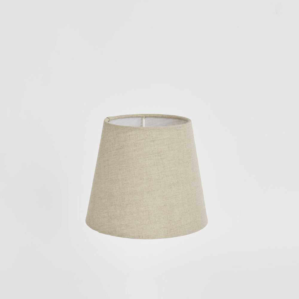 Emac & Lawton Linen Taper Lampshade XXXS Light Natural-Emac & Lawton-Ozlighting.com.au