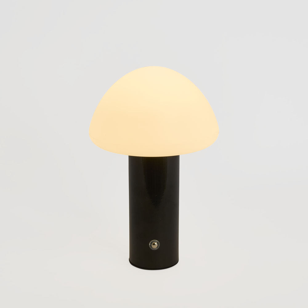 Emac & Lawton MARGO Table Lamp Rechargeable Black-Emac & Lawton-Ozlighting.com.au