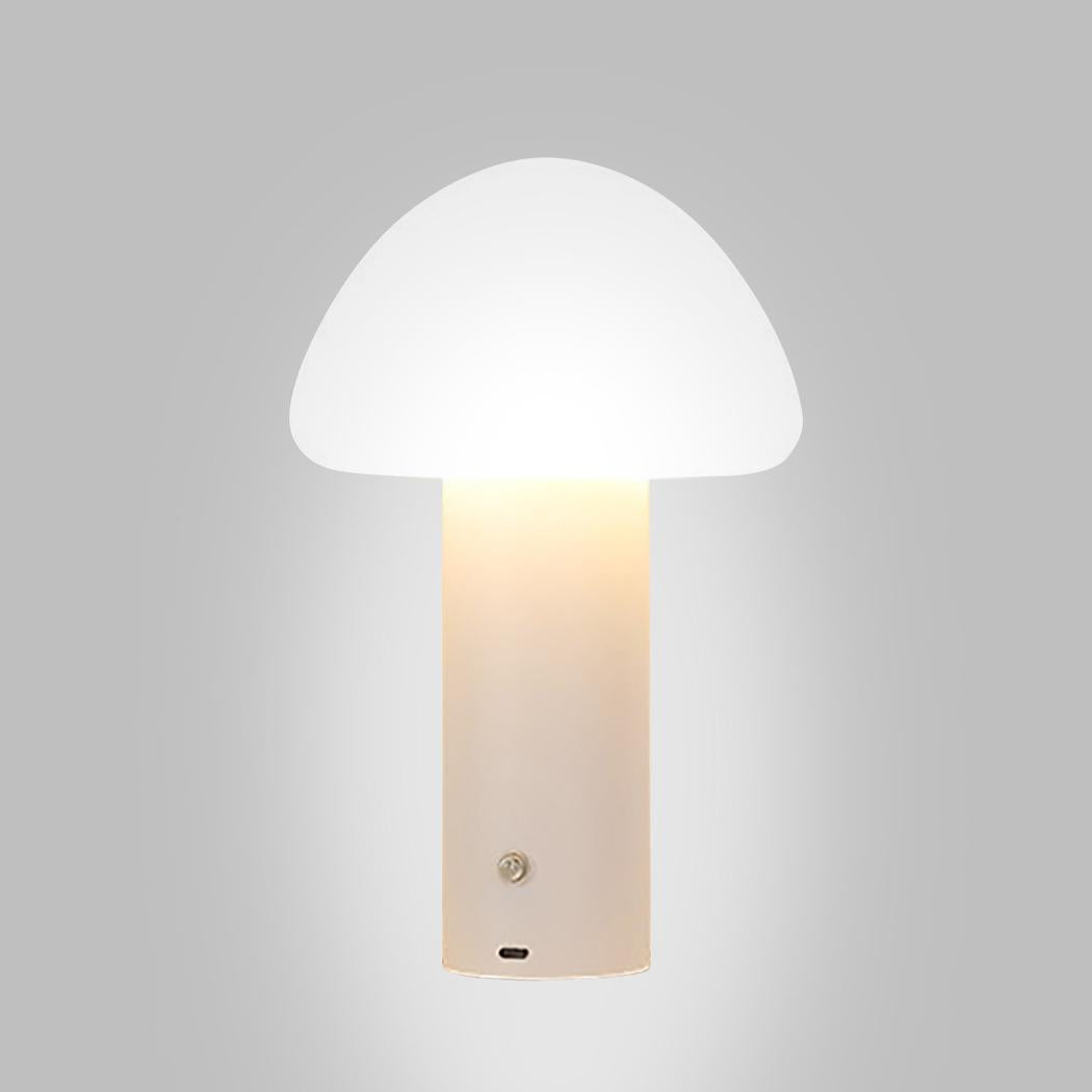 Emac & Lawton MARGO Table Lamp Rechargeable White-Emac & Lawton-Ozlighting.com.au
