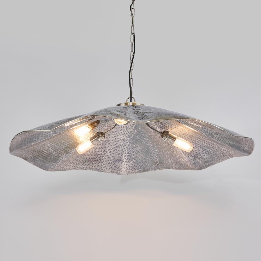 Emac & Lawton MELVILLE Pendant Light Antique Silver-Emac & Lawton-Ozlighting.com.au