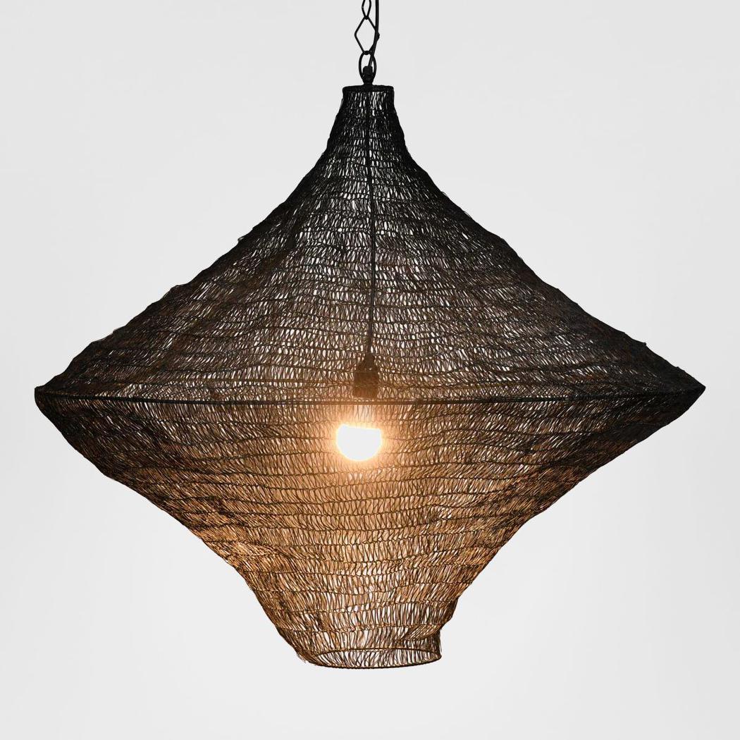 Emac & Lawton METROPOLITAN Pendant Light Black Large-Emac & Lawton-Ozlighting.com.au
