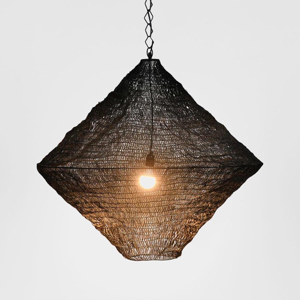 Emac & Lawton METROPOLITAN Pendant Light Black Medium-Emac & Lawton-Ozlighting.com.au