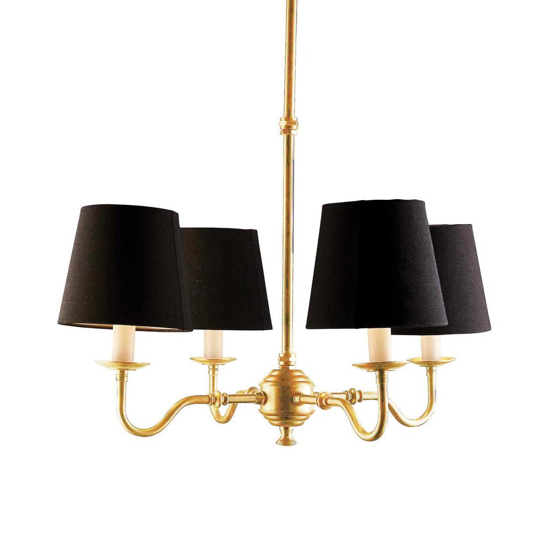 Emac & Lawton MILTON Chandelier Antique Brass-Emac & Lawton-Ozlighting.com.au