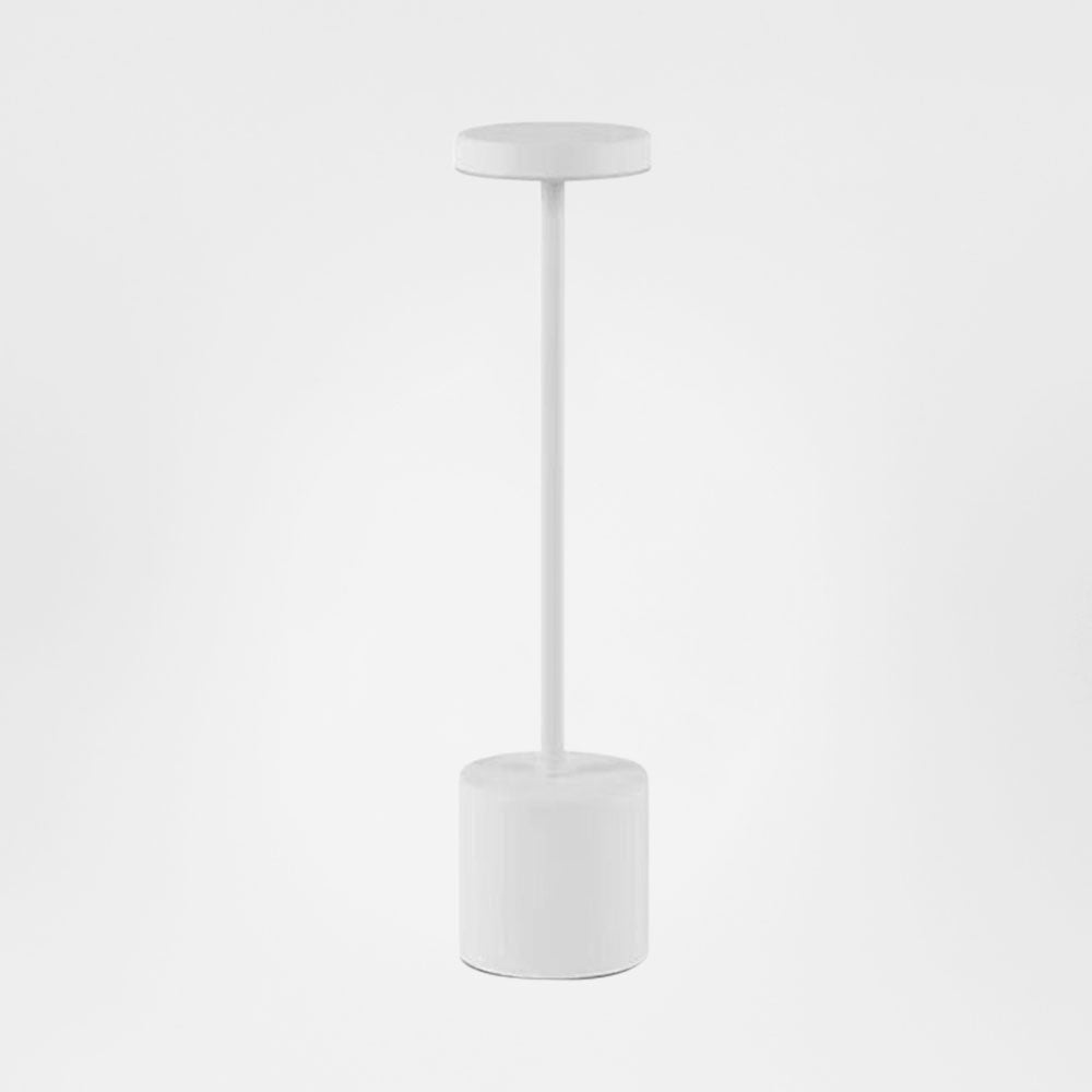 Emac & Lawton MONTY Table Lamp Rechargeable White-Emac & Lawton-Ozlighting.com.au