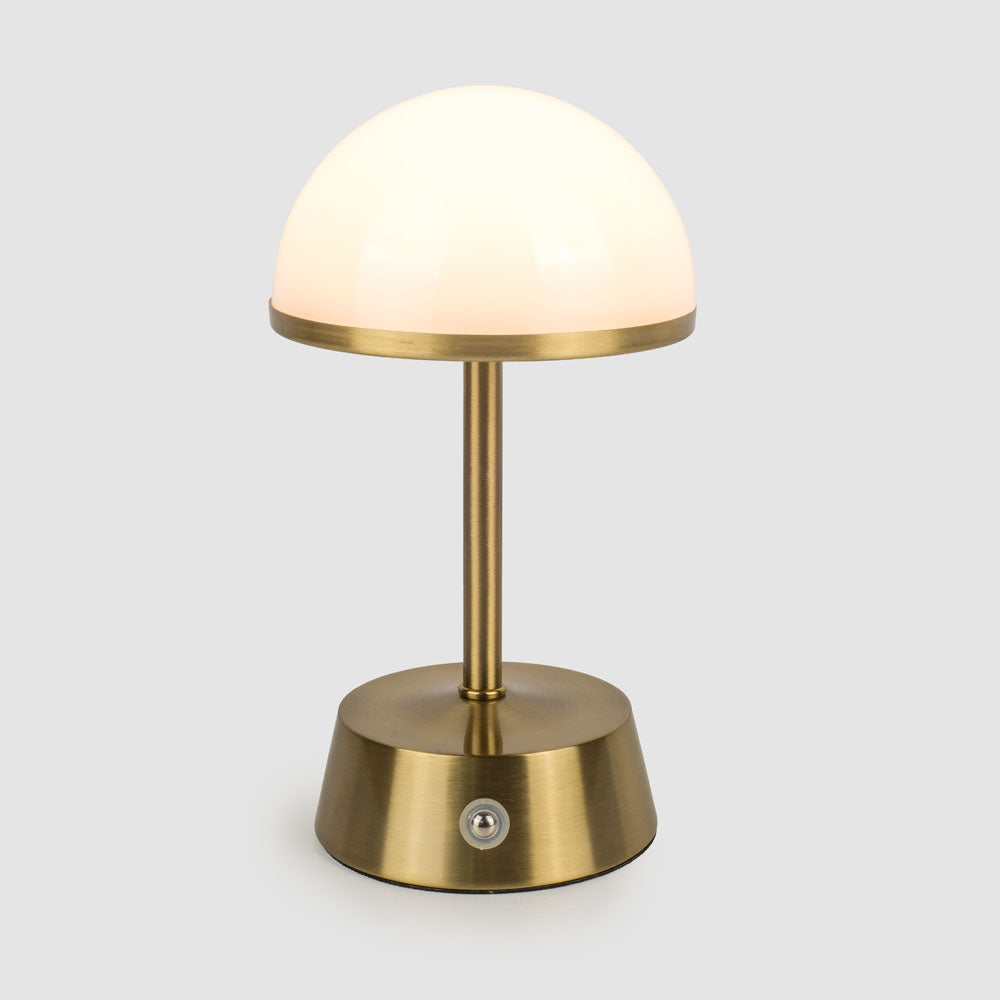 Emac & Lawton MUSHROOM Table Lamp Rechargeable-Emac & Lawton-Ozlighting.com.au