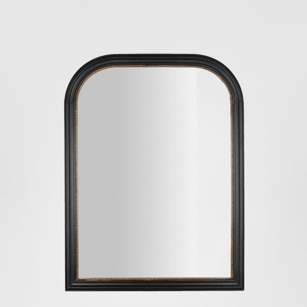 Emac & Lawton NAPOLEON Mirror Black Small-Emac & Lawton-Ozlighting.com.au
