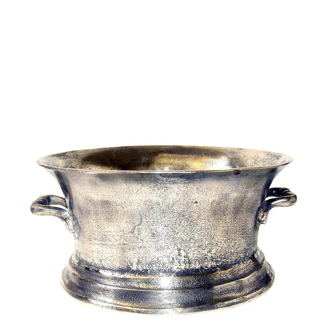 Emac & Lawton Oval Ice Bucket Medium Silver-Emac & Lawton-Ozlighting.com.au