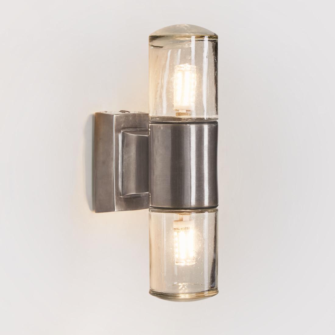 Emac & Lawton PLOVER Wall Light Outdoor Antique Silver-Emac & Lawton-Ozlighting.com.au