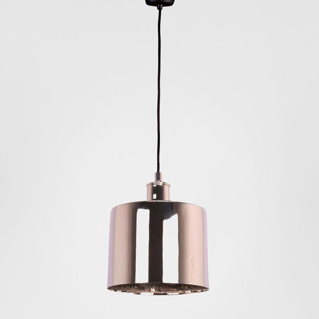 Emac & Lawton PORTOFINO Pendant Light Large Shiny Nickel-Emac & Lawton-Ozlighting.com.au