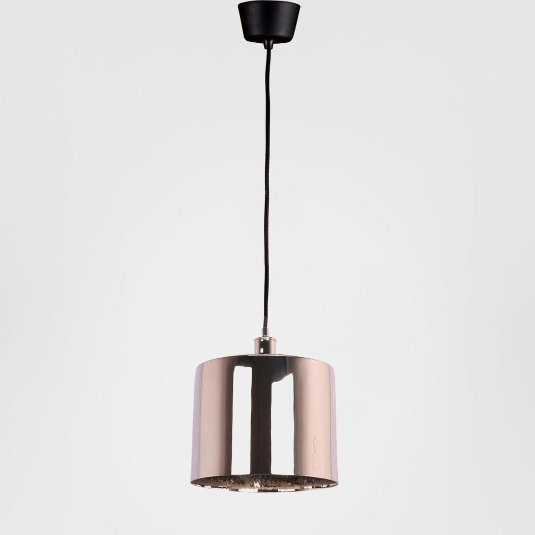 Emac & Lawton PORTOFINO Pendant Light Medium Shiny Nickel-Emac & Lawton-Ozlighting.com.au